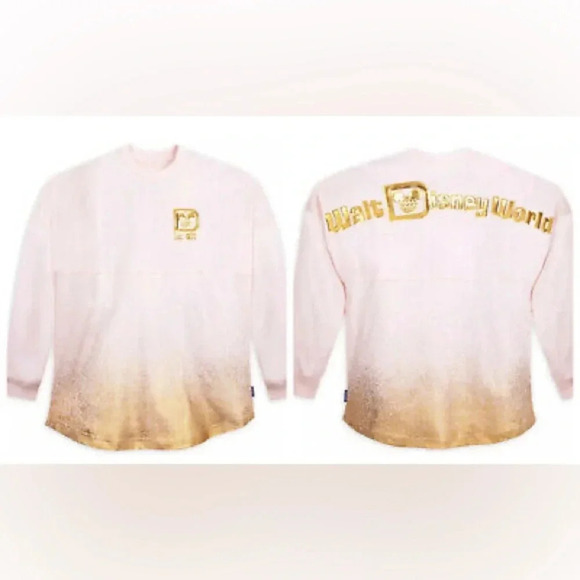 NEW 2021 Disney World Parks New Year’s Eve Champagne Pink Gold Spirit Jersey XXL - Picture 2 of 16